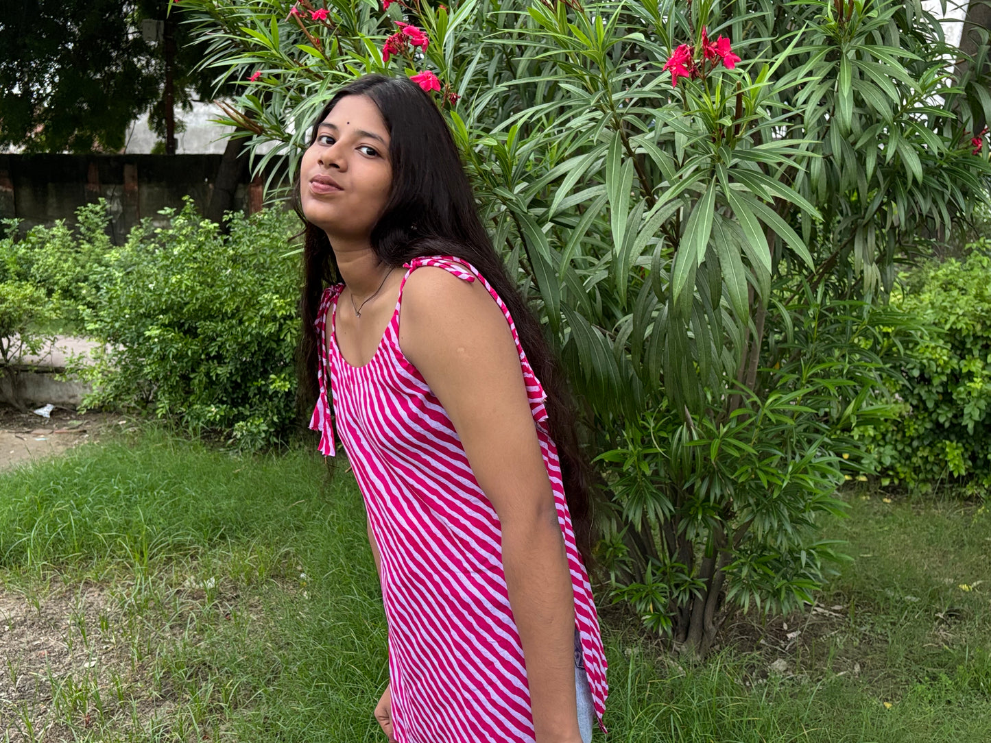 Masakkali- Candy Stripe Cotton Kurti