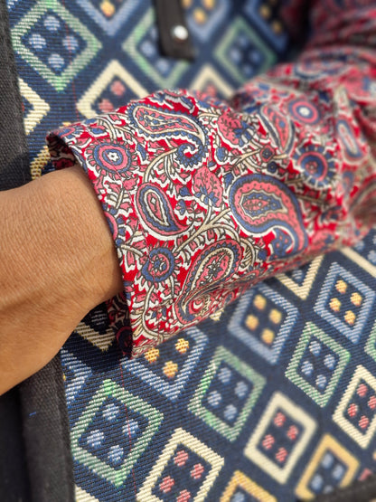 Ajarak Boho Paisley Smock Kurti