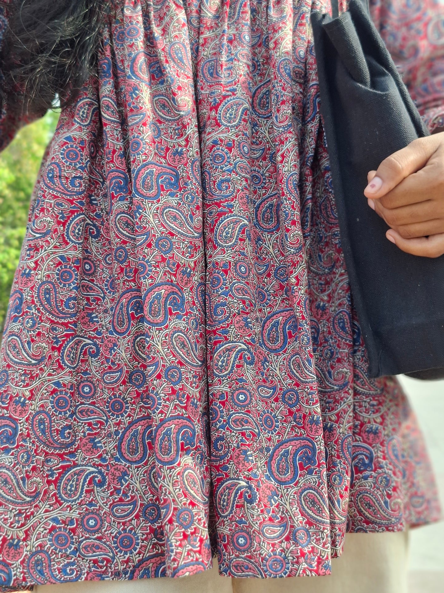 Ajarak Boho Paisley Smock Kurti