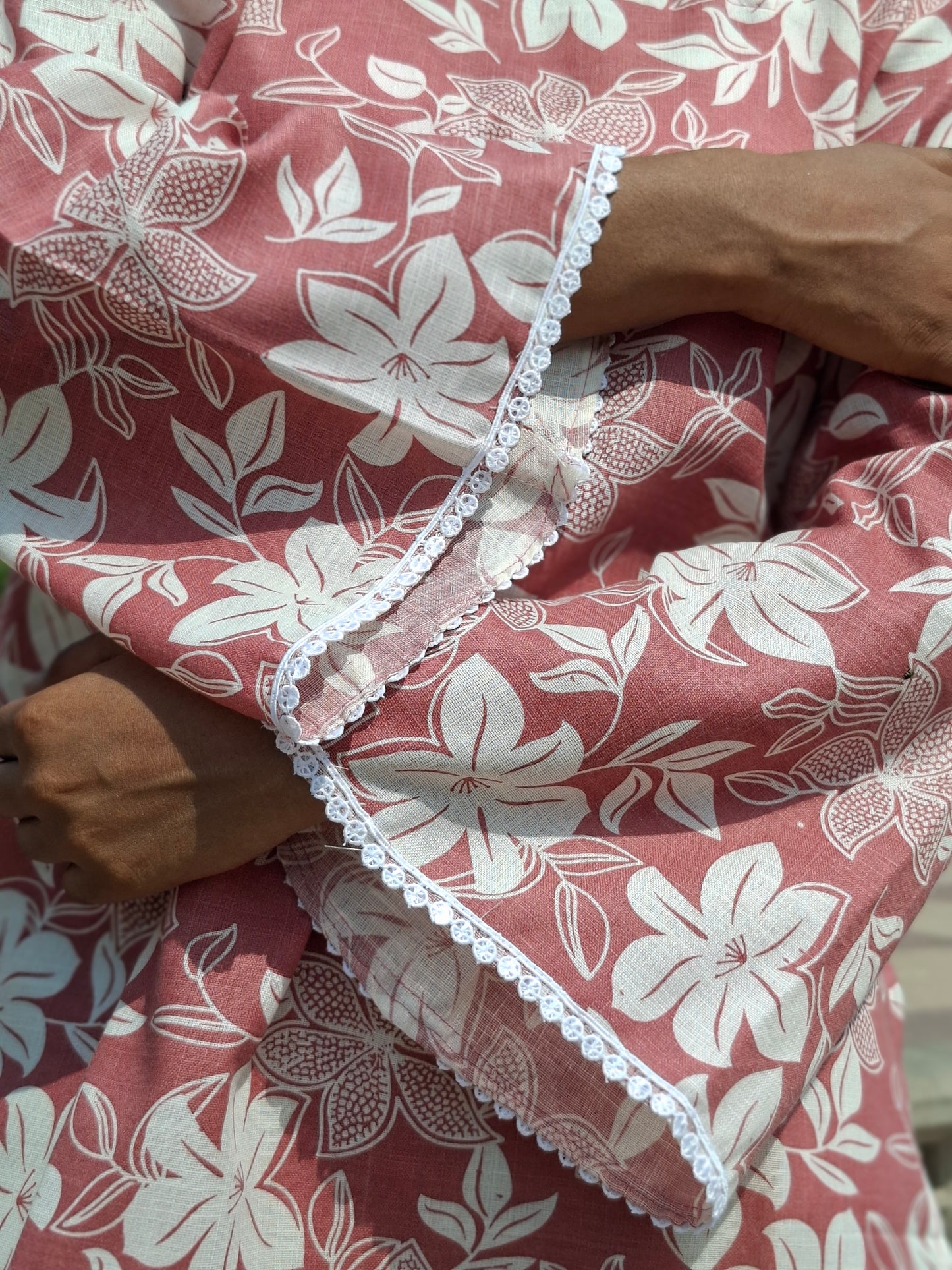 Blossom Breeze Handblock Kurti